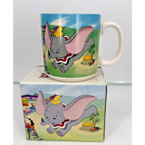 Vintage Walt Disney Dumbo Collectible Coffee Mug and Box